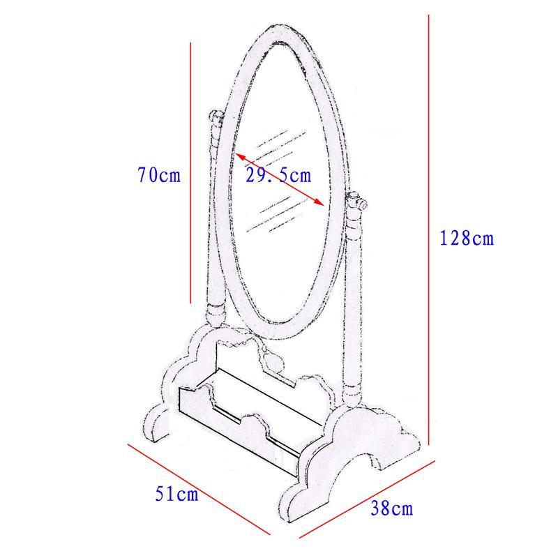 LEKEN Fairies Standing Mirror - Kids Haven