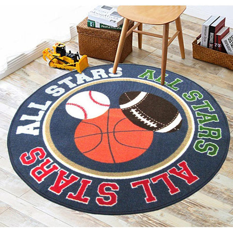 EFFEN All Stars Round Rug - Kids Haven