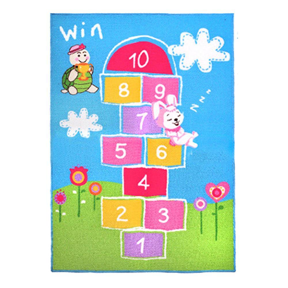 EFFEN Hare & the Tortoise Hopscotch Rug EFFEN Hare & the Tortoise Hopscotch Rug