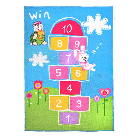 EFFEN Hare & the Tortoise Hopscotch Rug EFFEN Hare & the Tortoise Hopscotch Rug