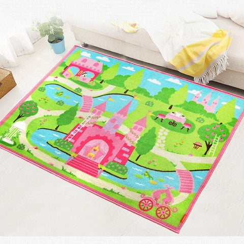 EFFEN Princess Castle Rug - Kids Haven EFFEN Princess Castle Rug - Kids Haven