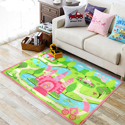 EFFEN Princess Castle Rug - Kids Haven EFFEN Princess Castle Rug - Kids Haven