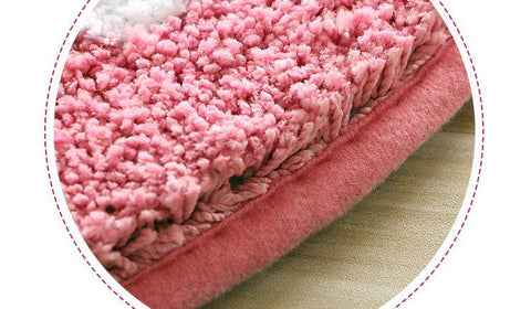 EFFEN Strawberry Shape Rug (2 Sizes) - Kids Haven