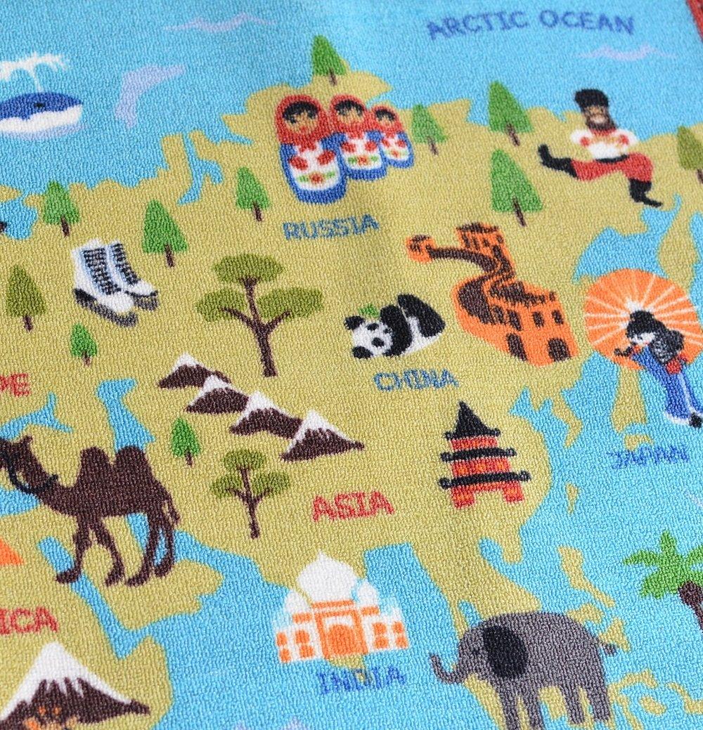 EFFEN World Map Rug - Kids Haven EFFEN World Map Rug - Kids Haven
