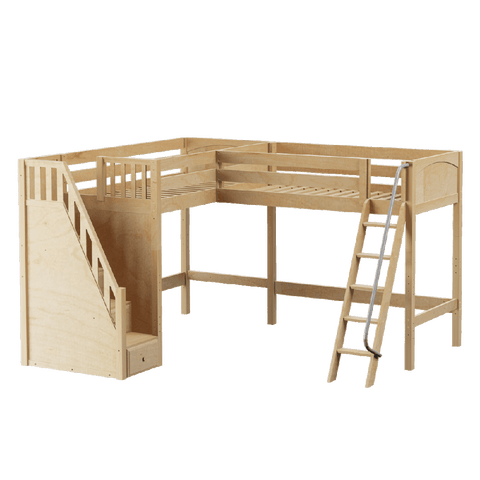 Maxtrix Corner High Loft Loft - with options - Kids Haven Maxtrix Corner High Loft Loft - with options - Kids Haven