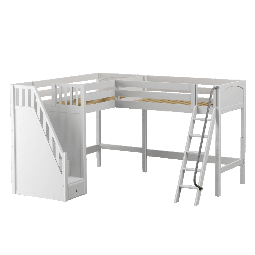 Maxtrix Corner High Loft Loft - with options - Kids Haven Maxtrix Corner High Loft Loft - with options - Kids Haven