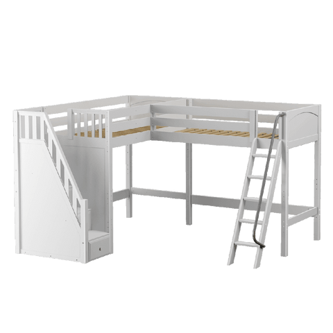 Maxtrix Corner High Loft Loft - with options - Kids Haven Maxtrix Corner High Loft Loft - with options - Kids Haven