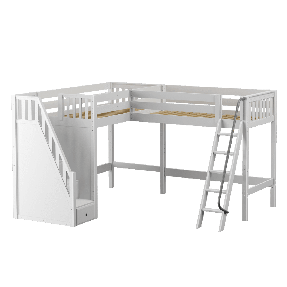 Maxtrix Corner High Loft Loft - with options - Kids Haven Maxtrix Corner High Loft Loft - with options - Kids Haven