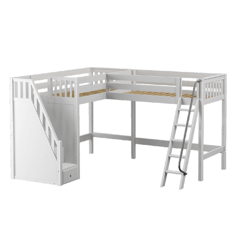 Maxtrix Corner High Loft Loft - with options - Kids Haven Maxtrix Corner High Loft Loft - with options - Kids Haven