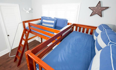 Maxtrix Corner High Loft Bunk - with options - Kids Haven Maxtrix Corner High Loft Bunk - with options - Kids Haven