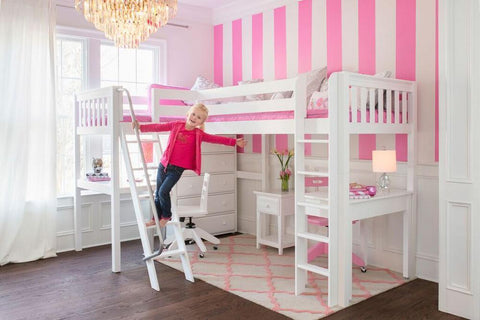 Maxtrix Corner High Loft Loft - with options - Kids Haven Maxtrix Corner High Loft Loft - with options - Kids Haven