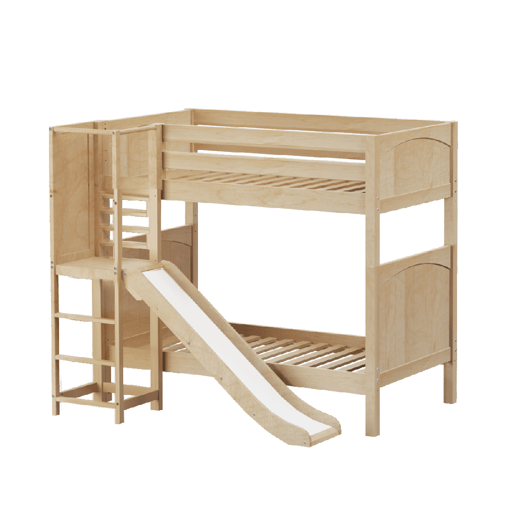 Maxtrix High Bunk w Slide Platform (Choose front or side) - Kids Haven
