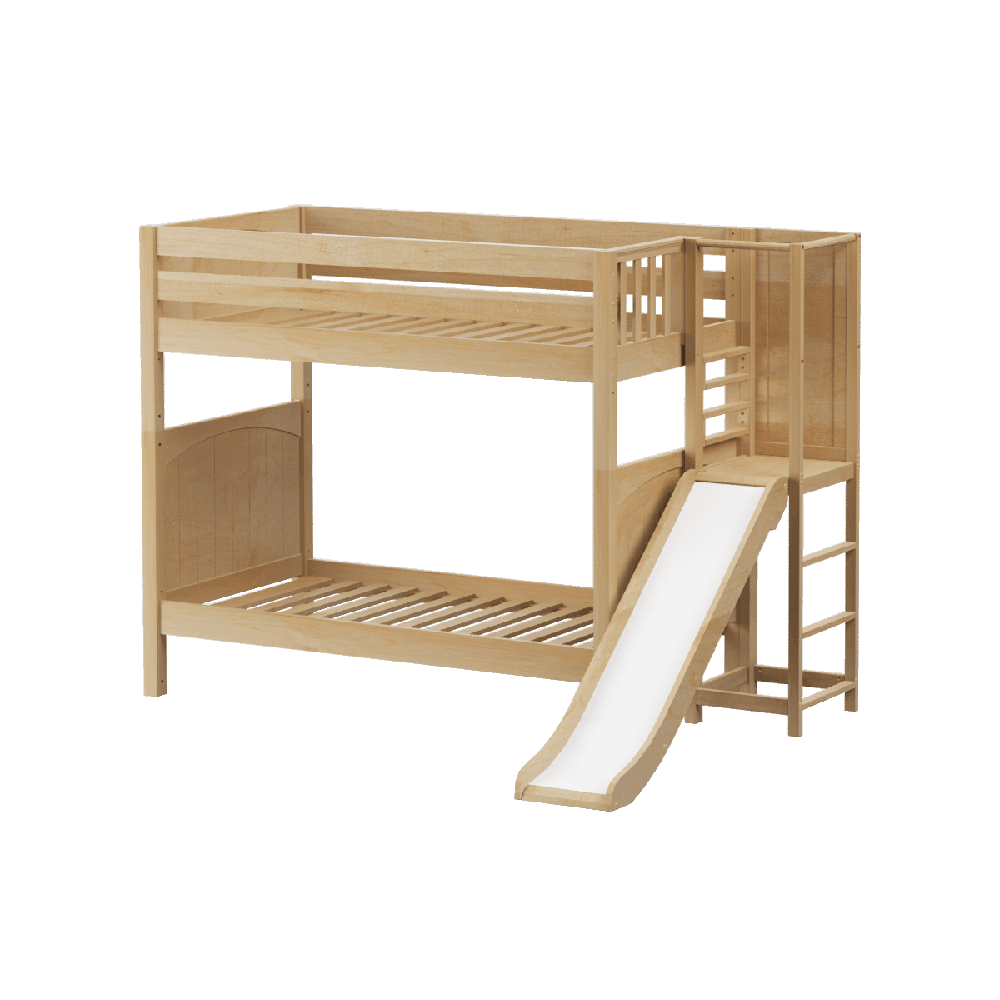 Maxtrix High Bunk w Slide Platform (Choose front or side) - Kids Haven Maxtrix High Bunk w Slide Platform (Choose front or side) - Kids Haven