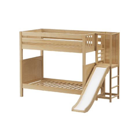 Maxtrix High Bunk w Slide Platform (Choose front or side) - Kids Haven Maxtrix High Bunk w Slide Platform (Choose front or side) - Kids Haven