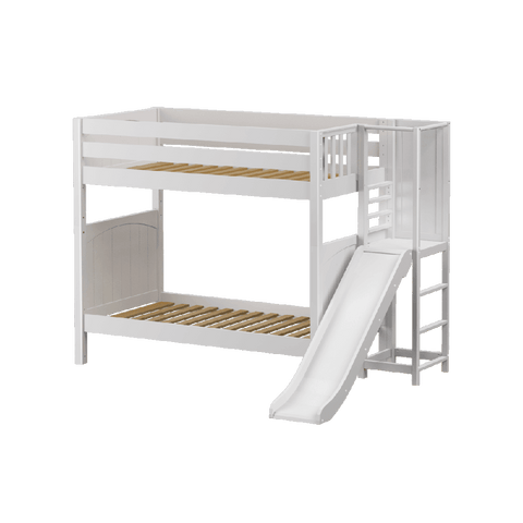 Maxtrix High Bunk w Slide Platform (Choose front or side) - Kids Haven Maxtrix High Bunk w Slide Platform (Choose front or side) - Kids Haven