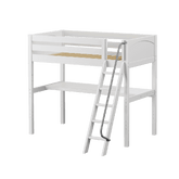 Maxtrix High Loft w Front Angled Ladder w Table - Kids Haven