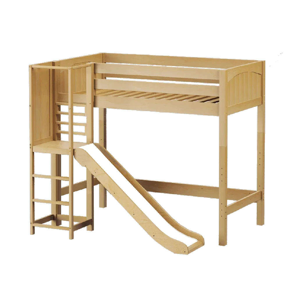 Maxtrix High Loft w Slide Platform (Choose front or side) - Kids Haven