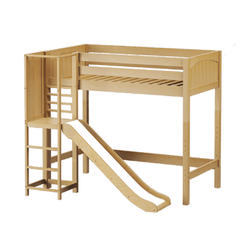 Maxtrix High Loft w Slide Platform (Choose front or side) - Kids Haven Maxtrix High Loft w Slide Platform (Choose front or side) - Kids Haven