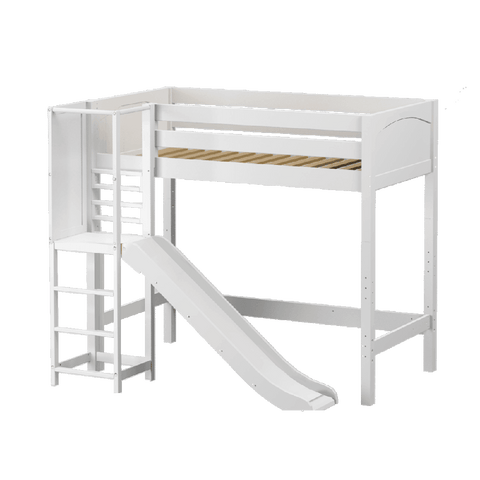 Maxtrix High Loft w Slide Platform (Choose front or side) - Kids Haven Maxtrix High Loft w Slide Platform (Choose front or side) - Kids Haven