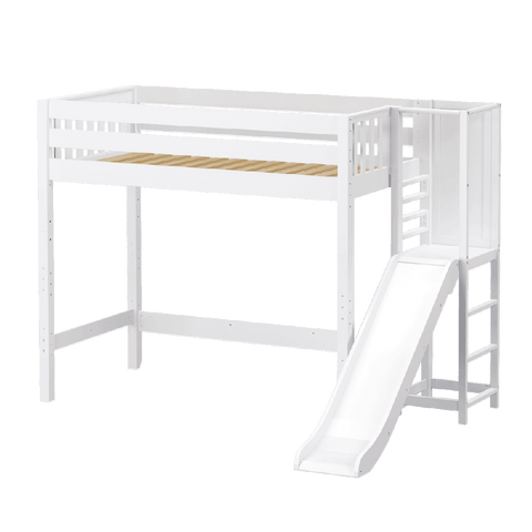 Maxtrix High Loft w Slide Platform (Choose front or side) - Kids Haven Maxtrix High Loft w Slide Platform (Choose front or side) - Kids Haven