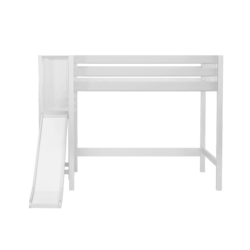 Maxtrix High Loft w Slide Platform (Choose front or side) - Kids Haven Maxtrix High Loft w Slide Platform (Choose front or side) - Kids Haven