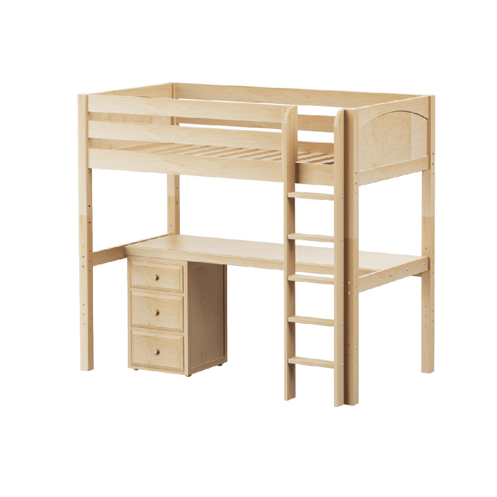 Maxtrix Ultra High Loft w Straight Ladder w Table w 1 drawer Maxtrix Ultra High Loft w Straight Ladder w Table w 1 drawer