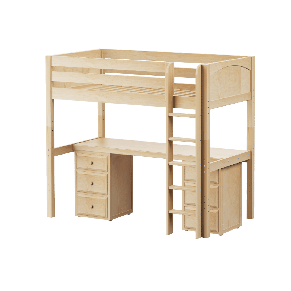 Maxtrix Ultra High Loft w Straight Ladder w Table w 2 drawers Maxtrix Ultra High Loft w Straight Ladder w Table w 2 drawers