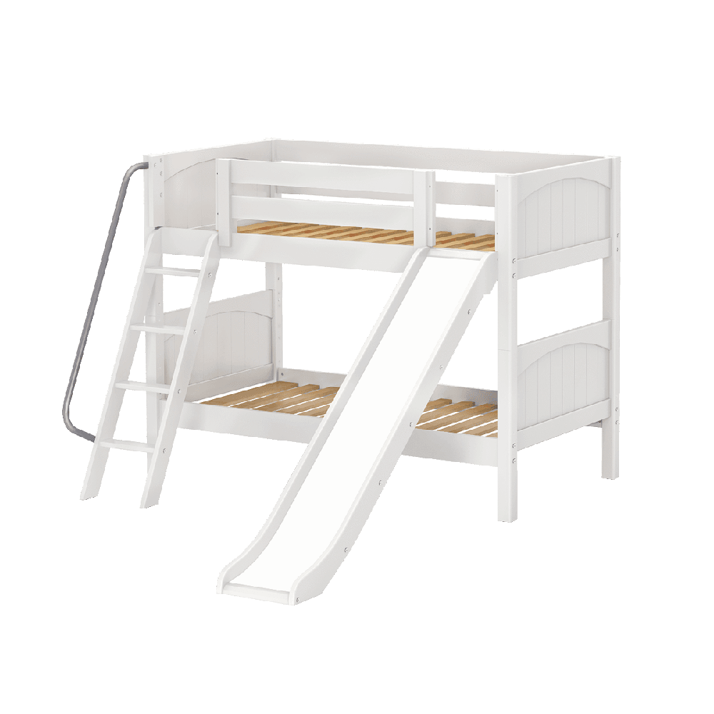 Maxtrix Low Bunk w Front Slide (Ladder or Staircase) - Kids Haven