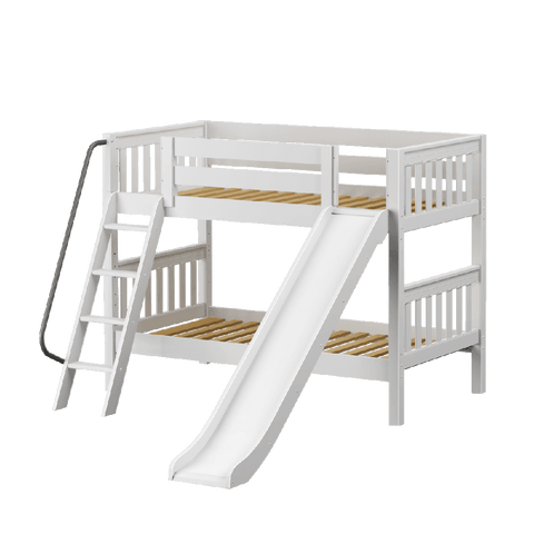 Maxtrix Low Bunk w Front Slide (Ladder or Staircase) - Kids Haven