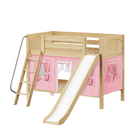 Maxtrix Low Bunk w Front Slide (Ladder or Staircase) - Kids Haven