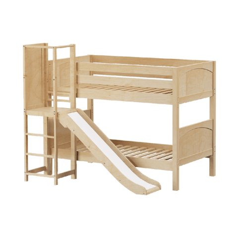 Maxtrix Low Bunk w Slide Platform (Choose front or side) - Kids Haven Maxtrix Low Bunk w Slide Platform (Choose front or side) - Kids Haven