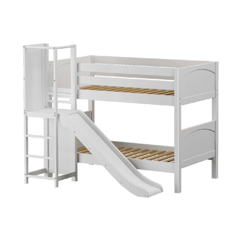 Maxtrix Low Bunk w Slide Platform (Choose front or side) - Kids Haven Maxtrix Low Bunk w Slide Platform (Choose front or side) - Kids Haven