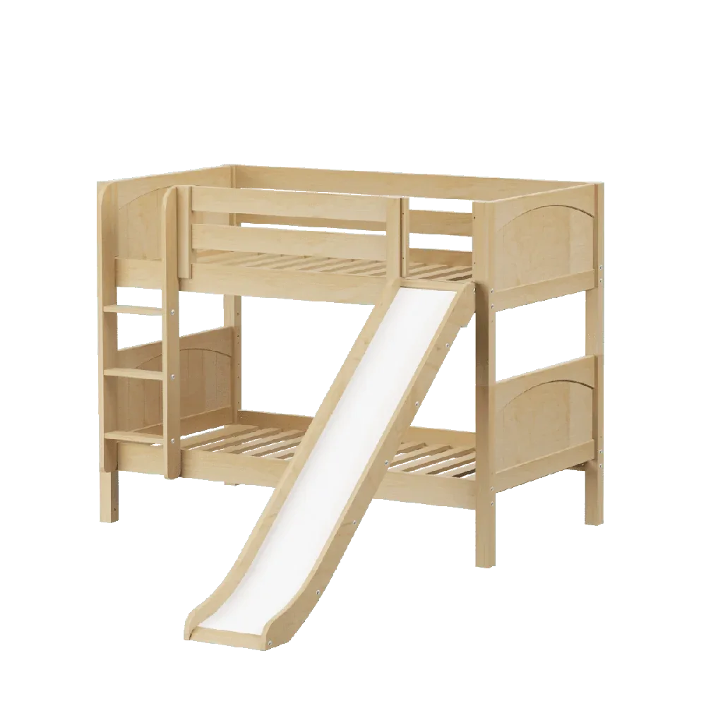 Maxtrix Low Bunk w Front Slide (Ladder or Staircase) - Kids Haven