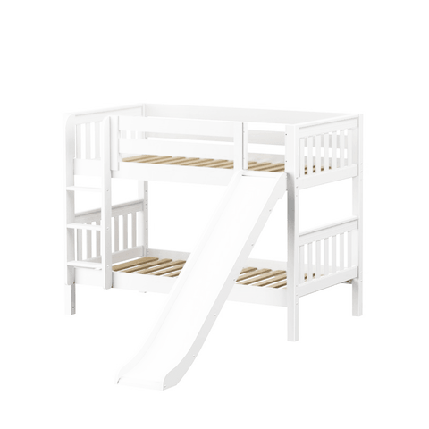 Maxtrix Low Bunk w Front Slide (Ladder or Staircase) - Kids Haven