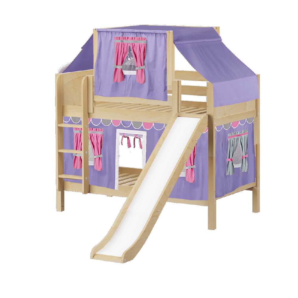 Maxtrix Low Bunk w Front Slide (Ladder or Staircase) - Kids Haven