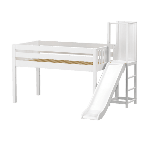 Maxtrix Low Loft w Slide Platform (Choose front or side) - Kids Haven