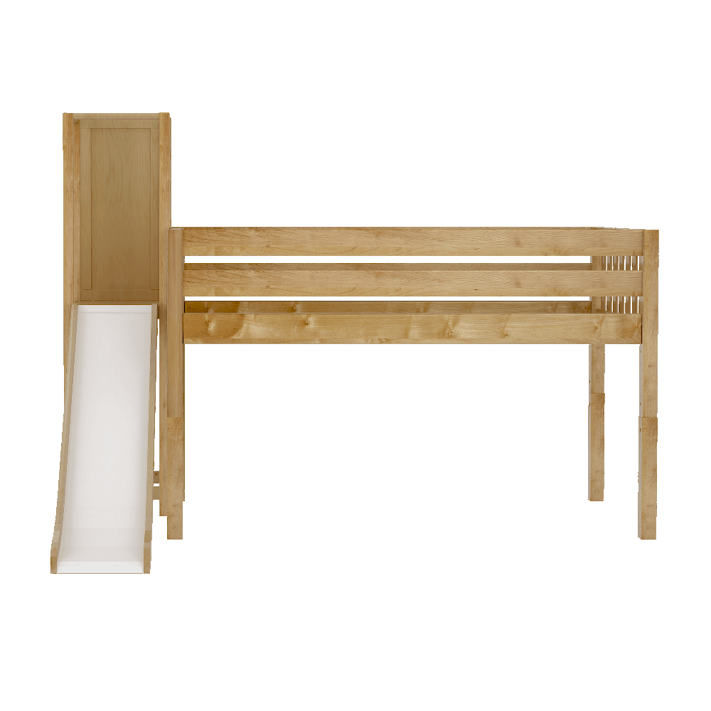 Maxtrix Low Loft w Slide Platform (Choose front or side) - Kids Haven Maxtrix Low Loft w Slide Platform (Choose front or side) - Kids Haven