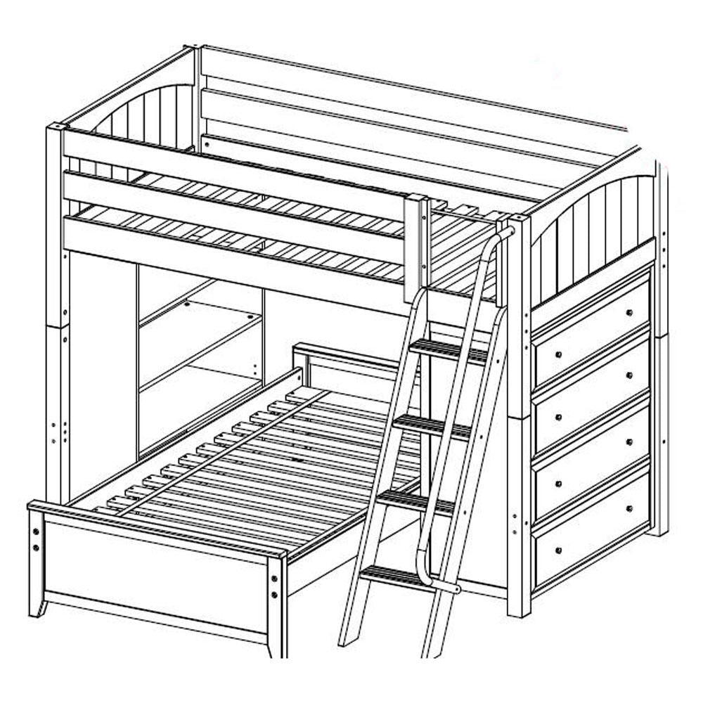 Maxtrix Basic Mid Loft (Ladder or Staircase) - Kids Haven