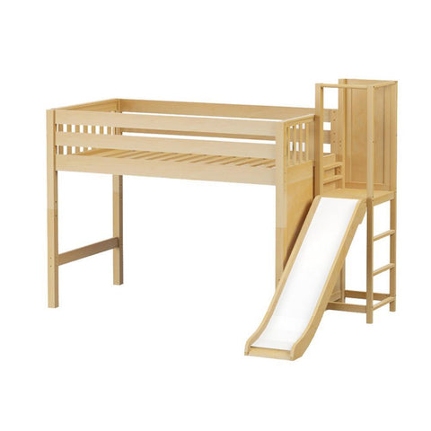 Maxtrix Mid Loft w Slide Platform (Choose front or side) - Kids Haven Maxtrix Mid Loft w Slide Platform (Choose front or side) - Kids Haven