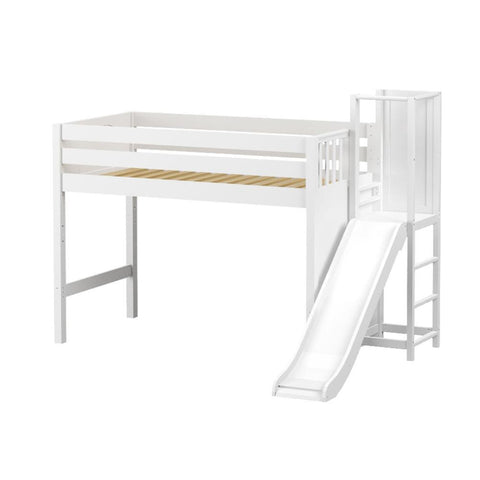 Maxtrix Mid Loft w Slide Platform (Choose front or side) - Kids Haven Maxtrix Mid Loft w Slide Platform (Choose front or side) - Kids Haven