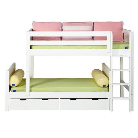 Maxtrix Parallel Bed w Straight Ladder - Kids Haven Maxtrix Parallel Bed w Straight Ladder - Kids Haven