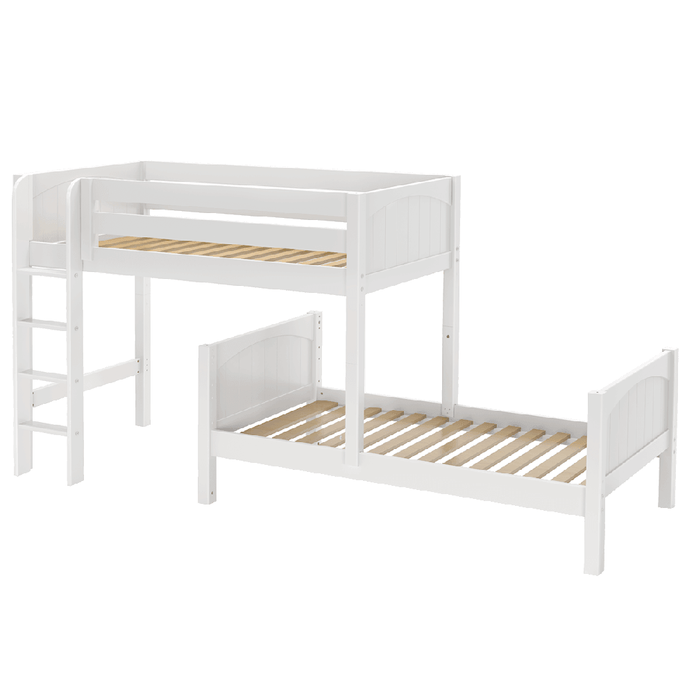 Maxtrix Parallel Bed w Straight Ladder - Kids Haven