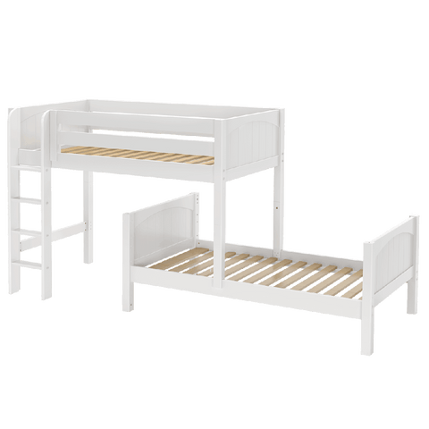 Maxtrix Parallel Bed w Straight Ladder - Kids Haven