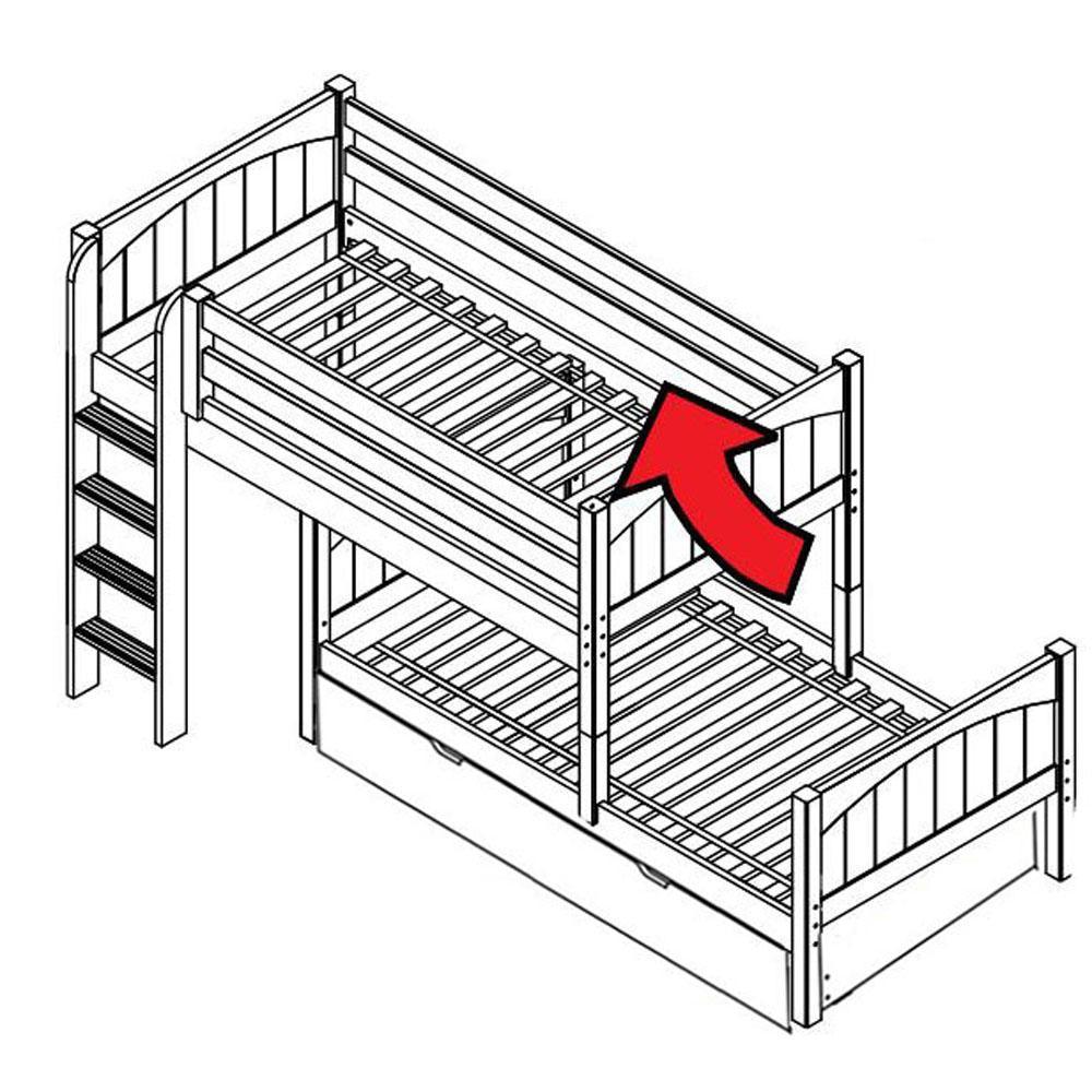 Maxtrix Parallel Bed w Straight Ladder (w Pullout) - Kids Haven Maxtrix Parallel Bed w Straight Ladder (w Pullout) - Kids Haven