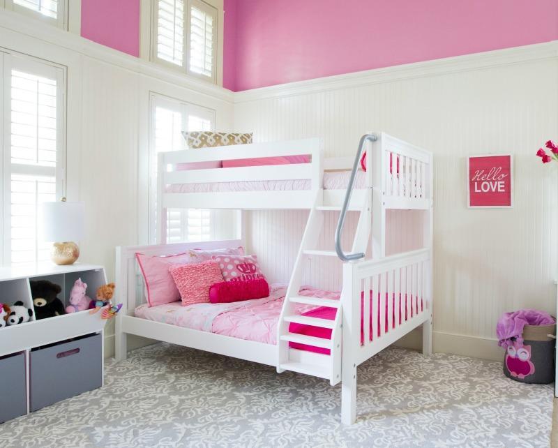 Maxtrix SS-Queen Bunk Bed (Choose Height, Ladder, Slide) - Kids Haven Maxtrix SS-Queen Bunk Bed (Choose Height, Ladder, Slide) - Kids Haven