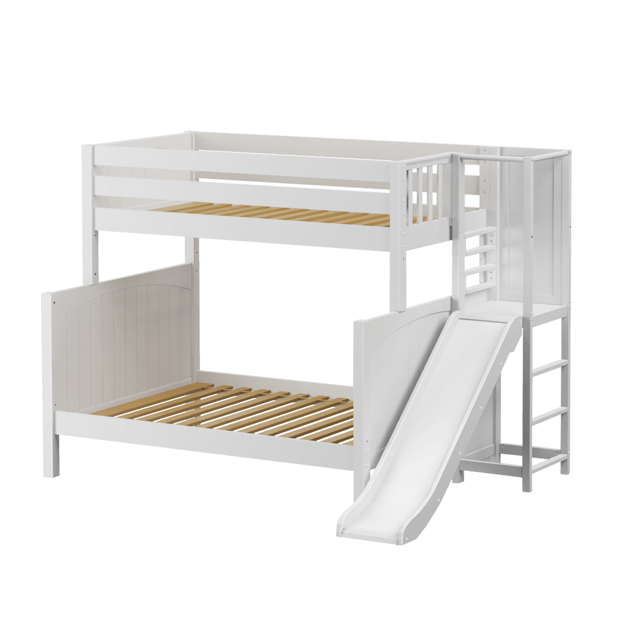 Maxtrix SS-Queen Bunk Bed (Choose Height, Ladder, Slide) - Kids Haven Maxtrix SS-Queen Bunk Bed (Choose Height, Ladder, Slide) - Kids Haven