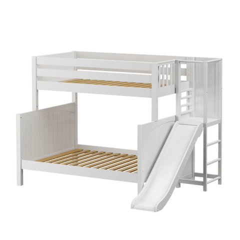 Maxtrix SS-Queen Bunk Bed (Choose Height, Ladder, Slide) - Kids Haven Maxtrix SS-Queen Bunk Bed (Choose Height, Ladder, Slide) - Kids Haven