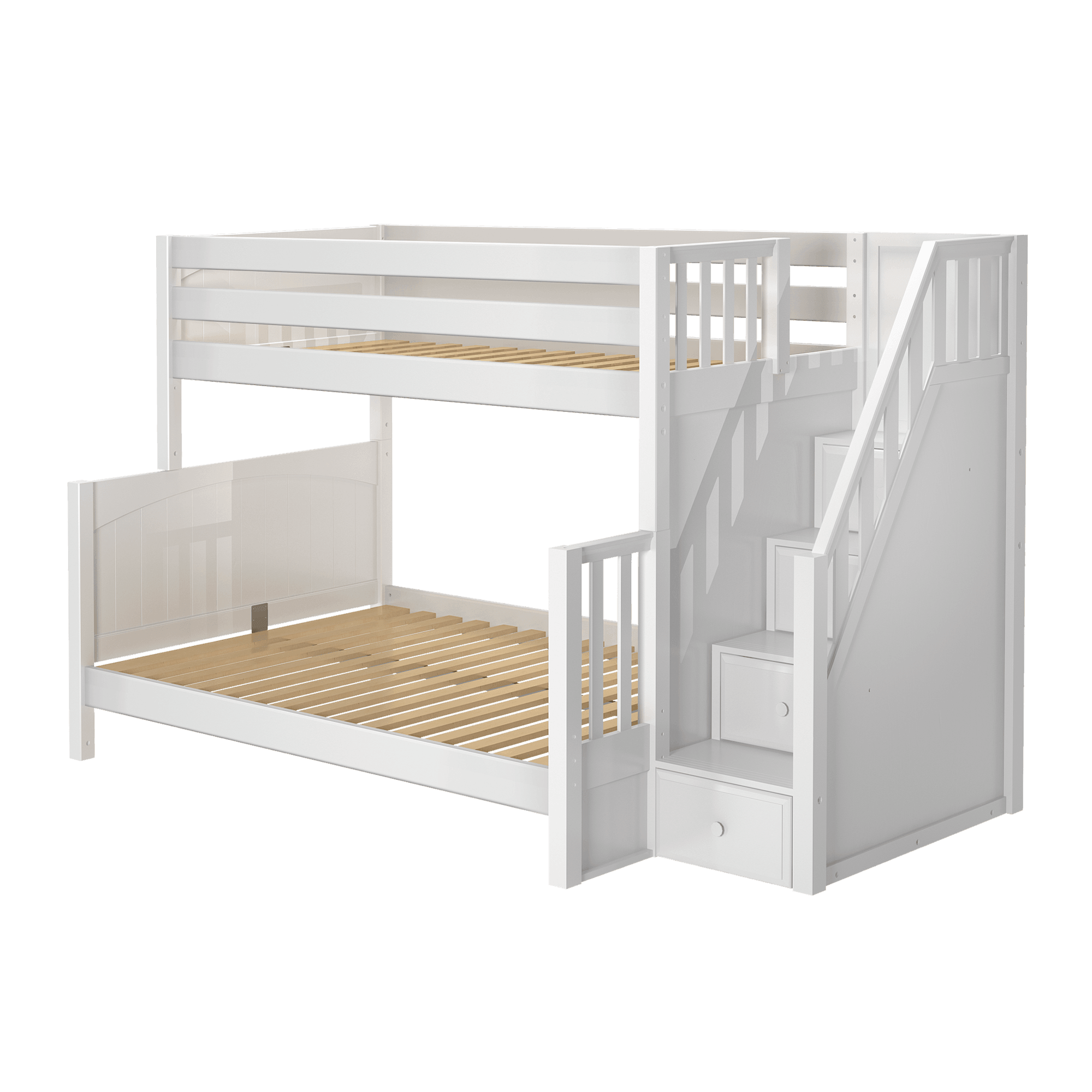 Maxtrix S-Queen Bunk Bed (Choose Height, Ladder, Slide) - Kids Haven Maxtrix S-Queen Bunk Bed (Choose Height, Ladder, Slide) - Kids Haven