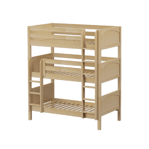 Maxtrix Triple Bunk Bed w Mounted Ladder  Maxtrix Triple Bunk Bed w Mounted Ladder