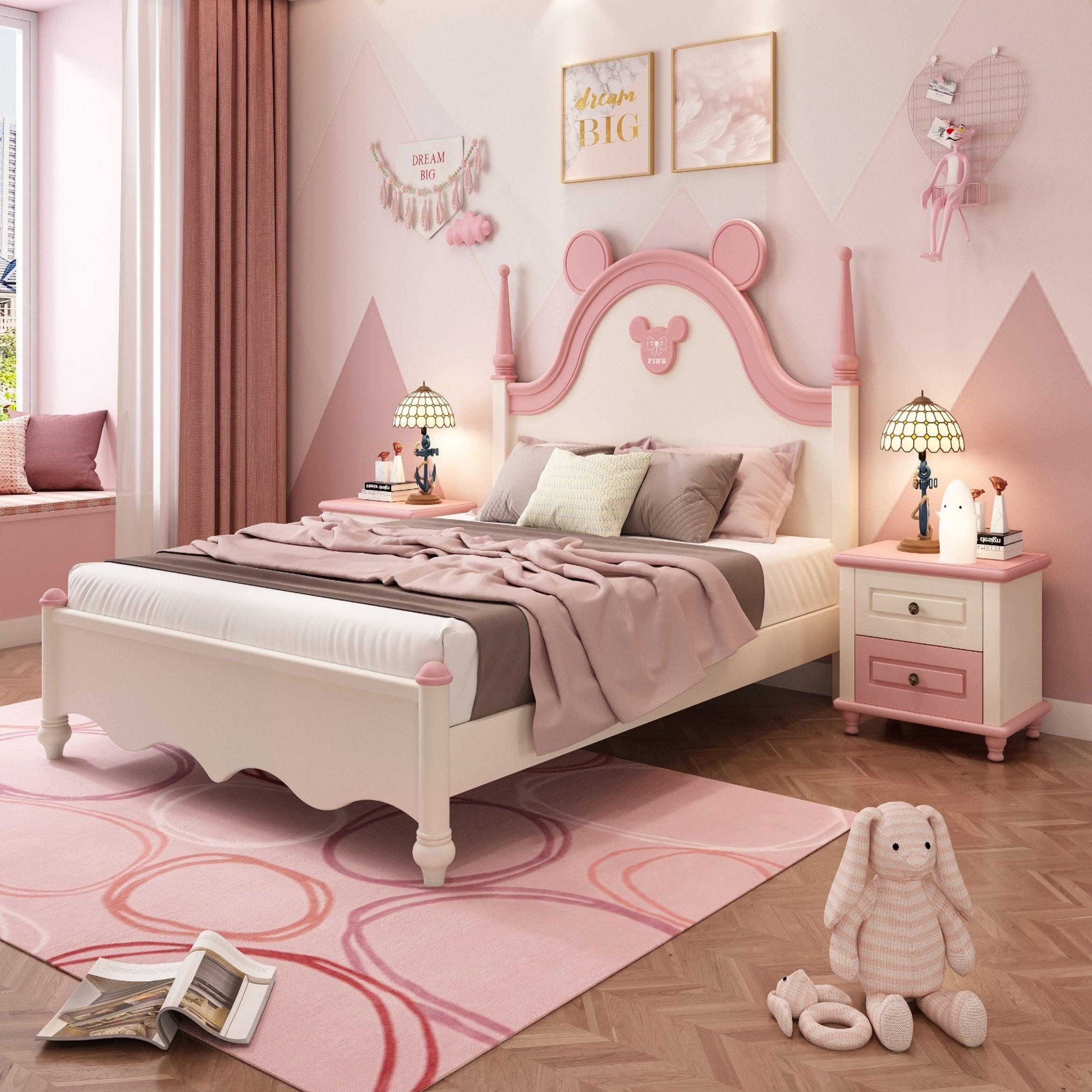 HB Rooms Mickey Queen Bed (M812#) (Smaller size available) - Kids Haven HB Rooms Mickey Queen Bed (M812#) (Smaller size available) - Kids Haven